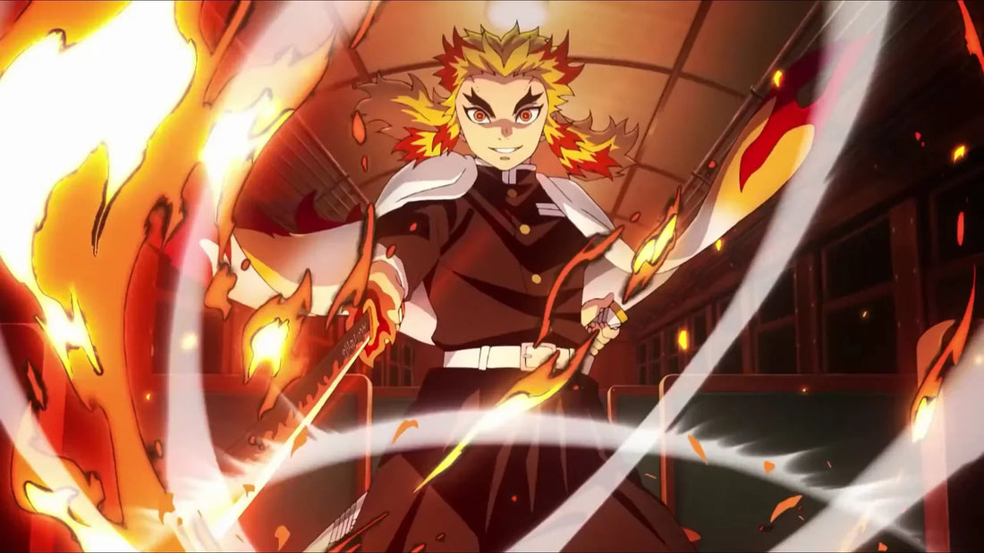 rengoku and his flame katana