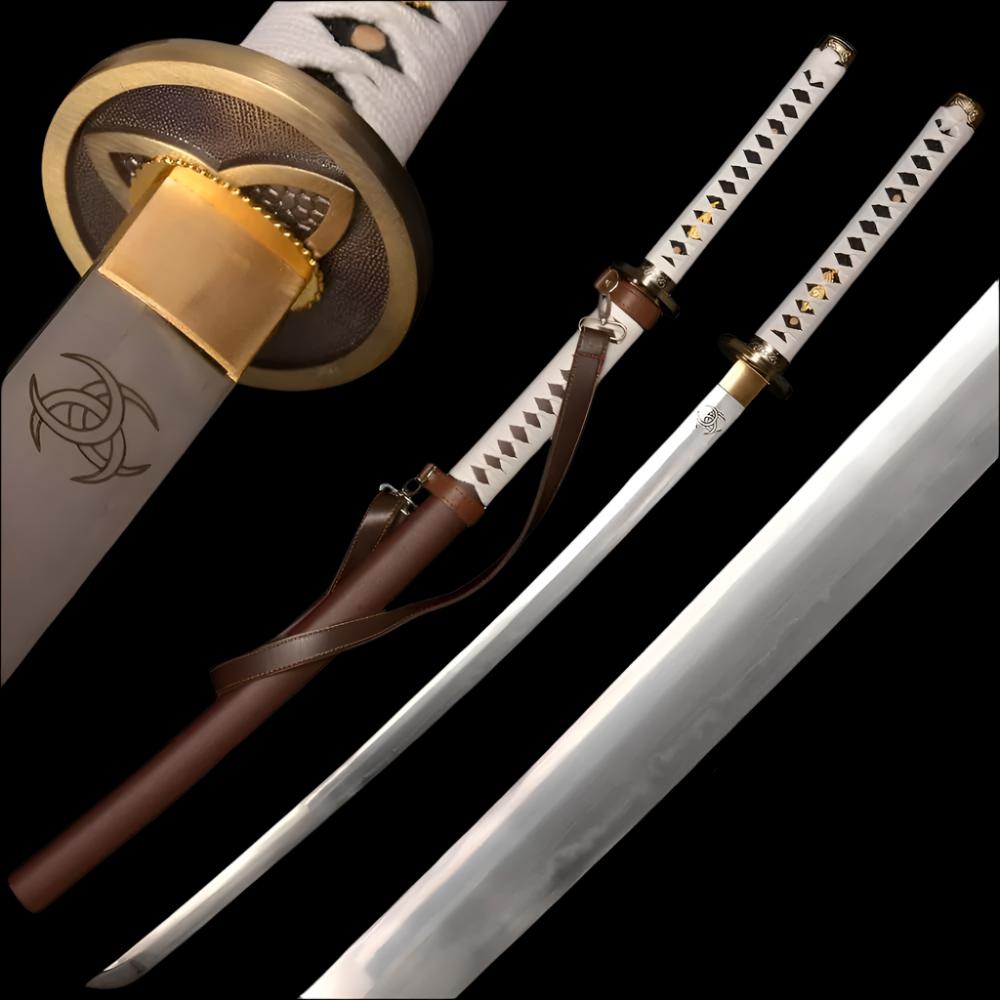 Sold Michonne Katana Samurai Sword - Battle Ready 1045 Carbon Steel