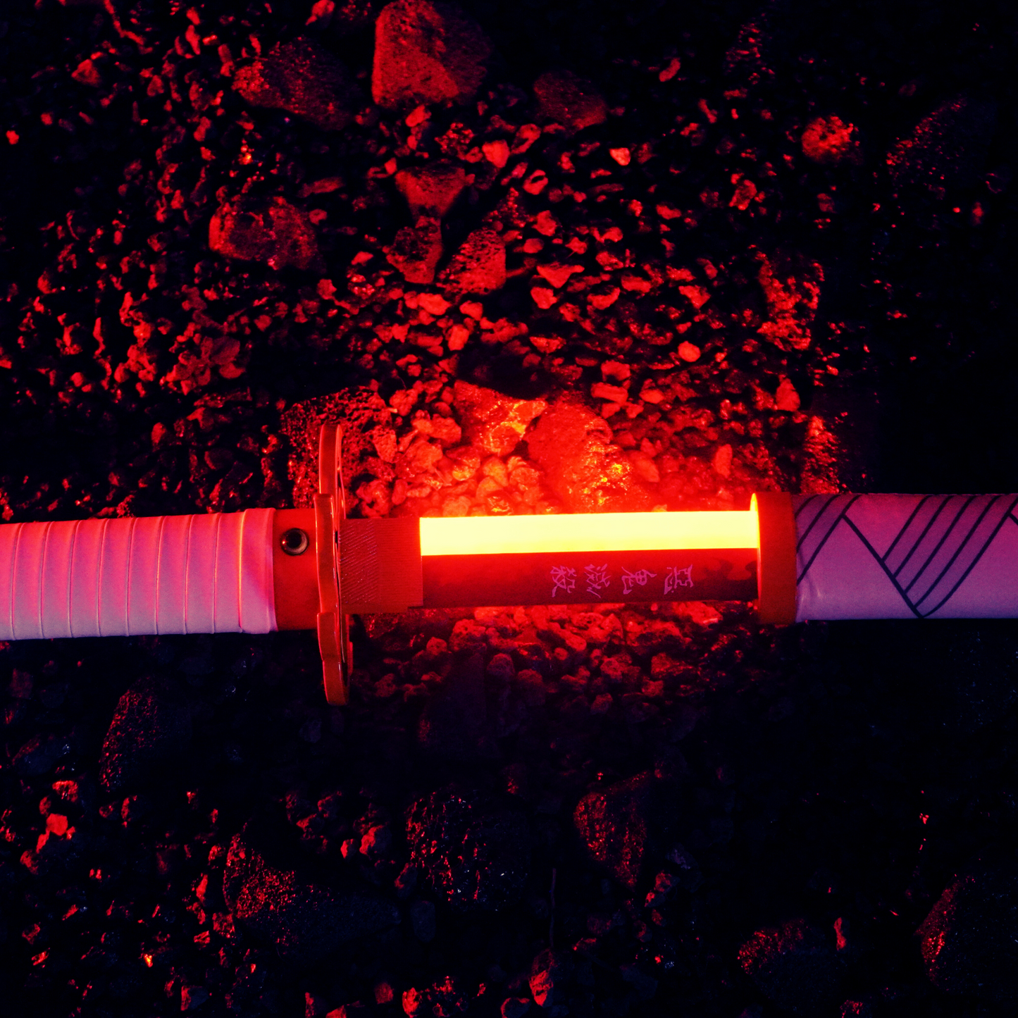 Rengoku LED Katana - Demon Slayer (Metal)