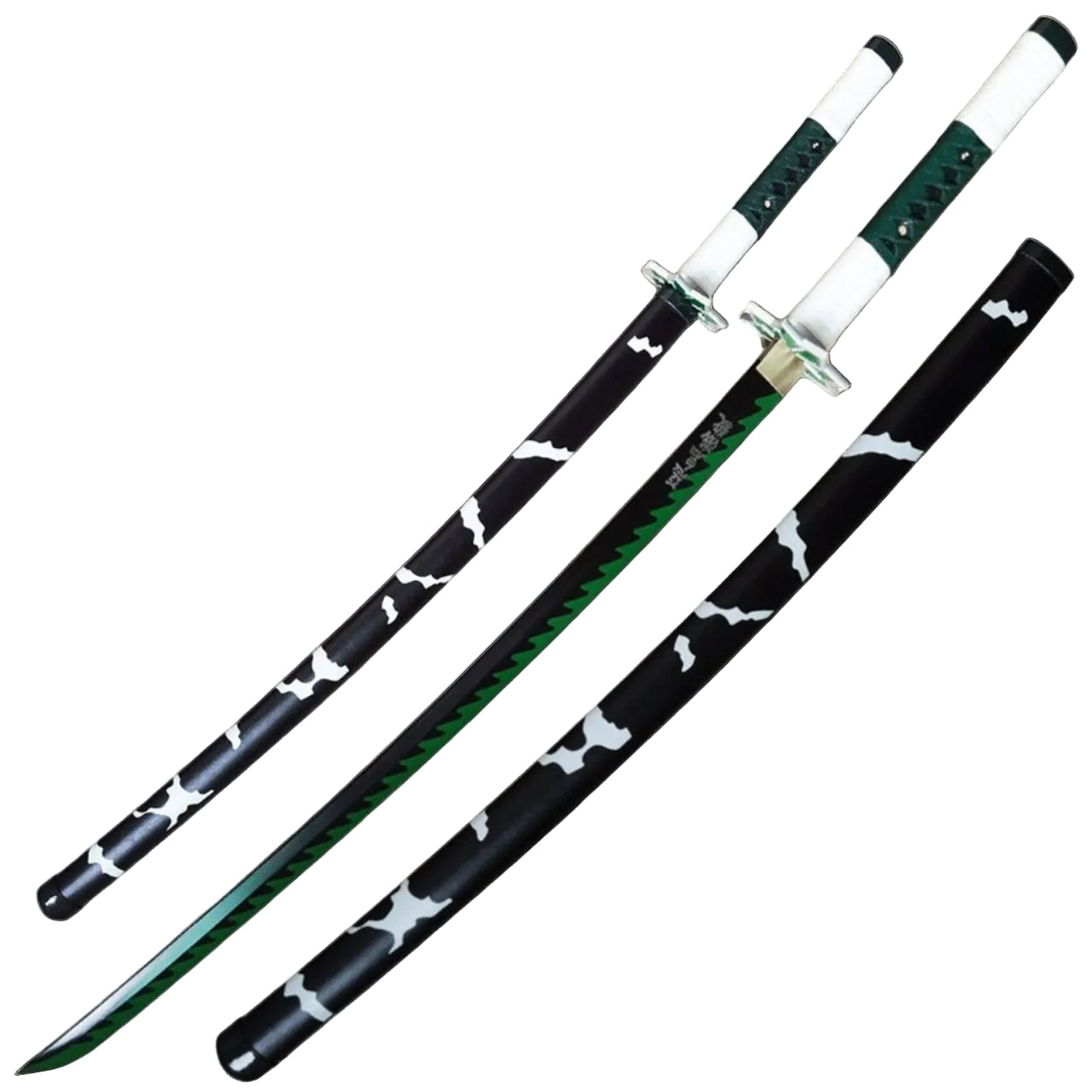 Battle-Ready Sanemi Shinazugawa Nichirin Katana - Demon Slayer (Sharp)