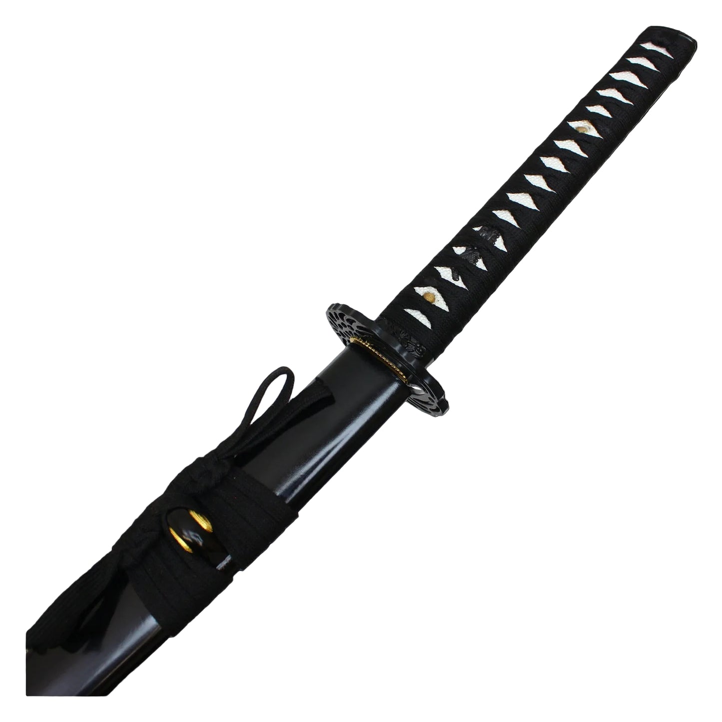 Blue Damascus Katana with sheath