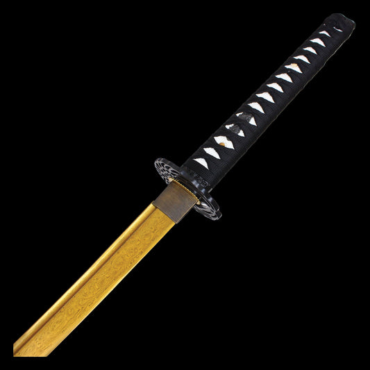 Gold Damascus Katana