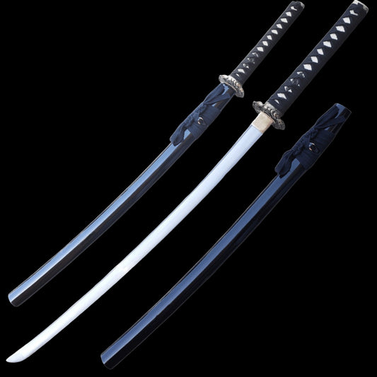 Battle-Ready Void Serpent Katana (1045 Carbon Steel)