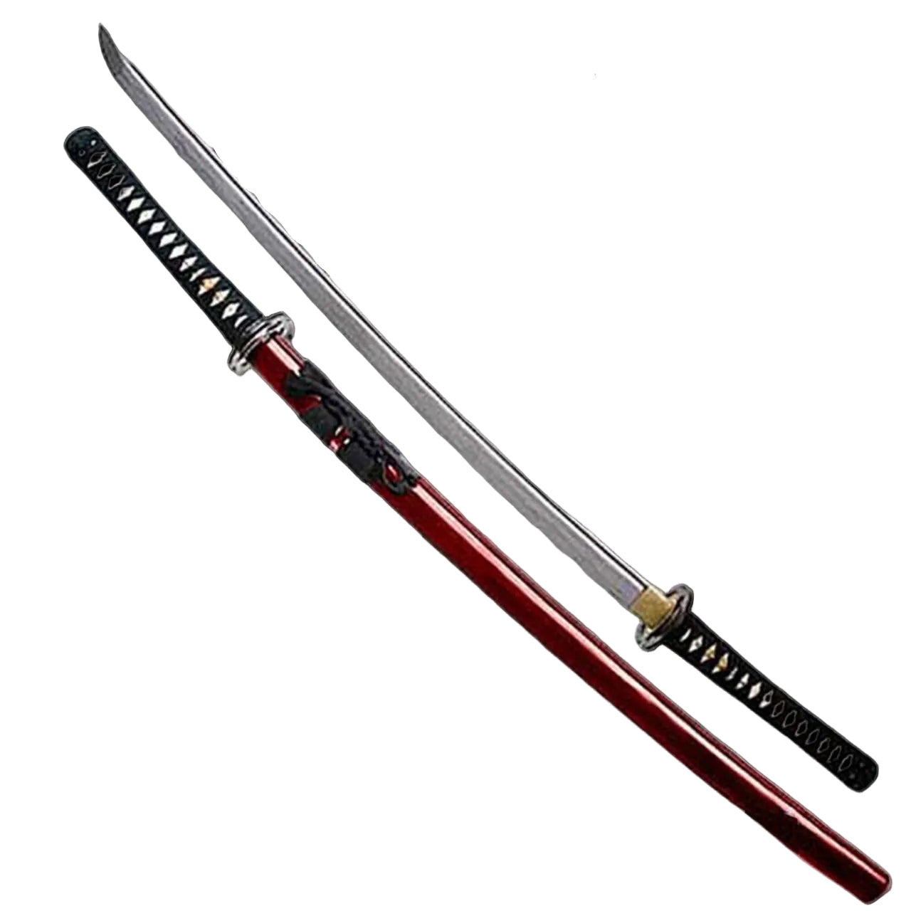 Battle-Ready Crimson Ember Katana display image
