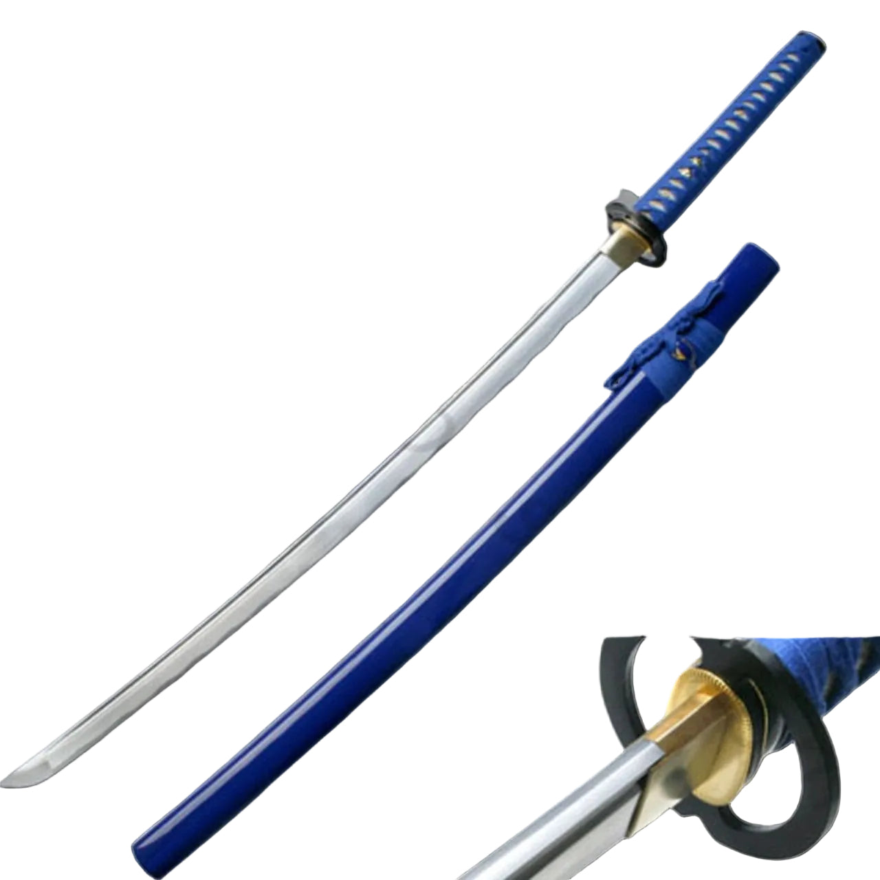 Battle-Ready Royal Blue Katana display image