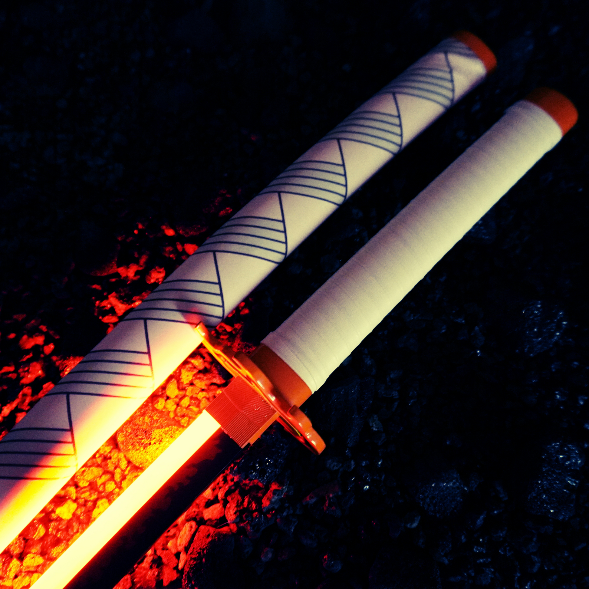 Rengoku LED Katana metal