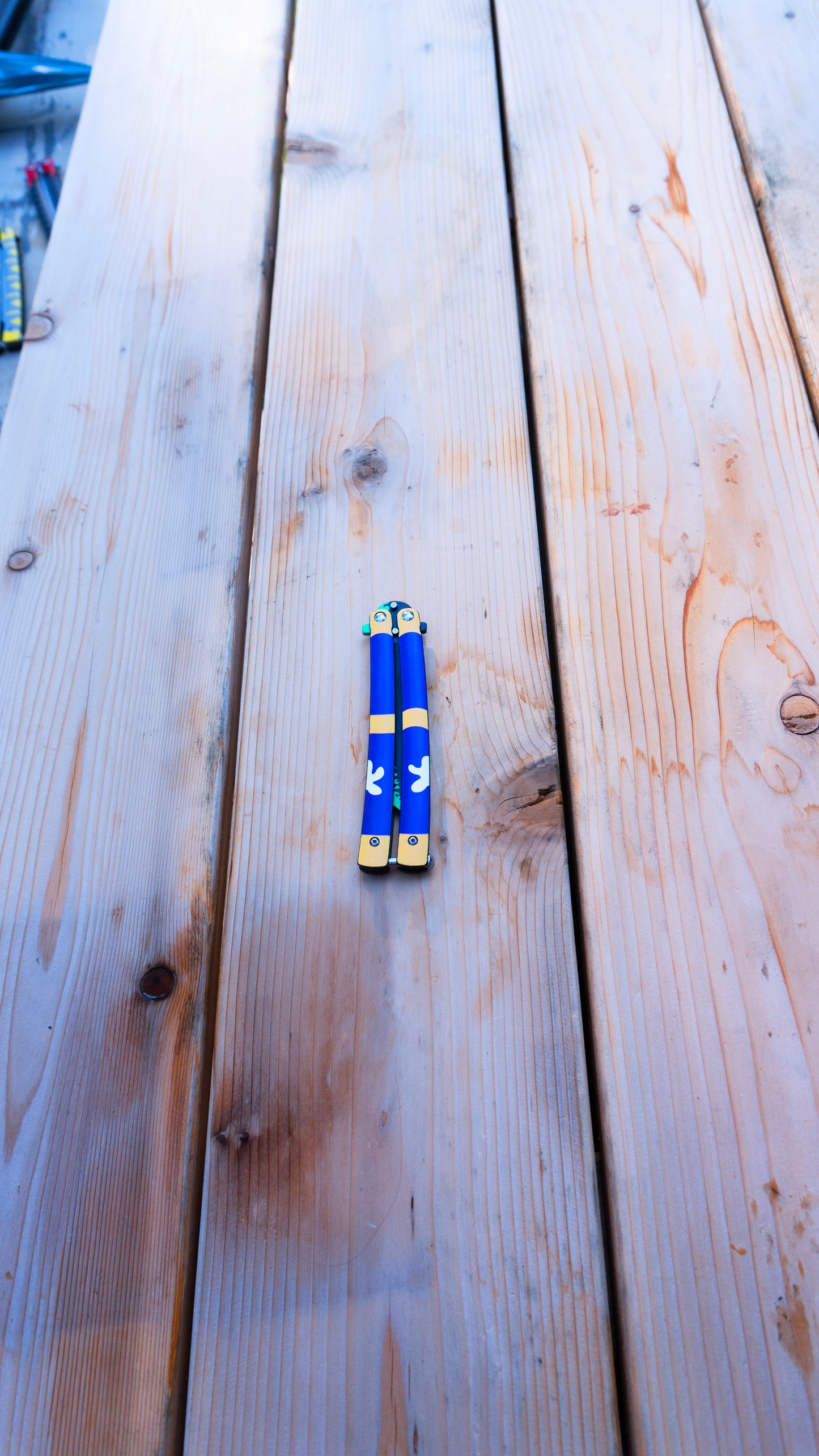 Roronoa Zoro's Purple Enma Butterfly Knife - One Piece (Metal)
