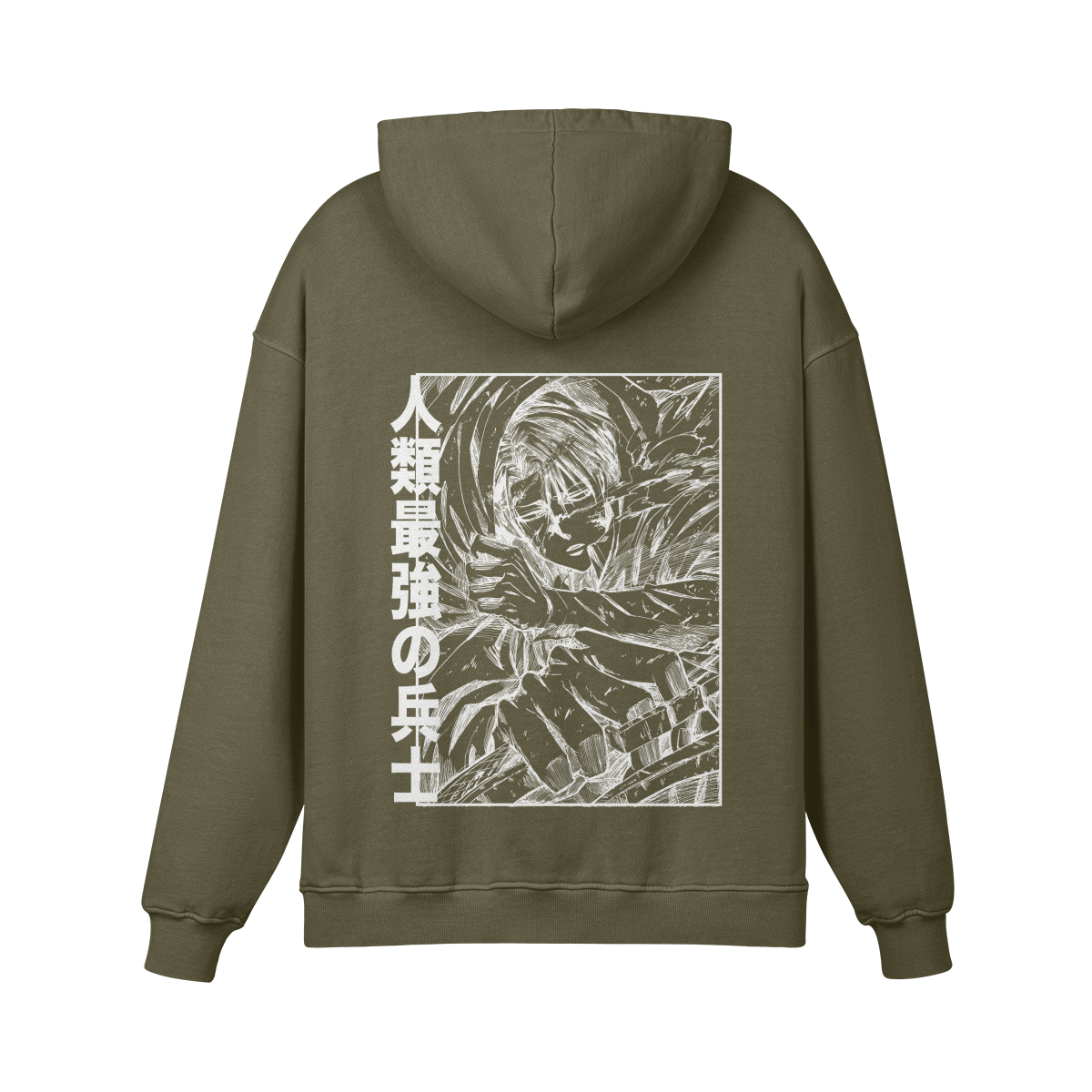 Levi Ackerman Stone Wash Hoodie Attack on Titan – Sword Slice