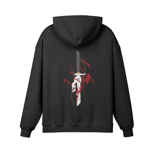 Inverted Spear of Heaven Stone Wash Hoodie - Jujutsu Kaisen
