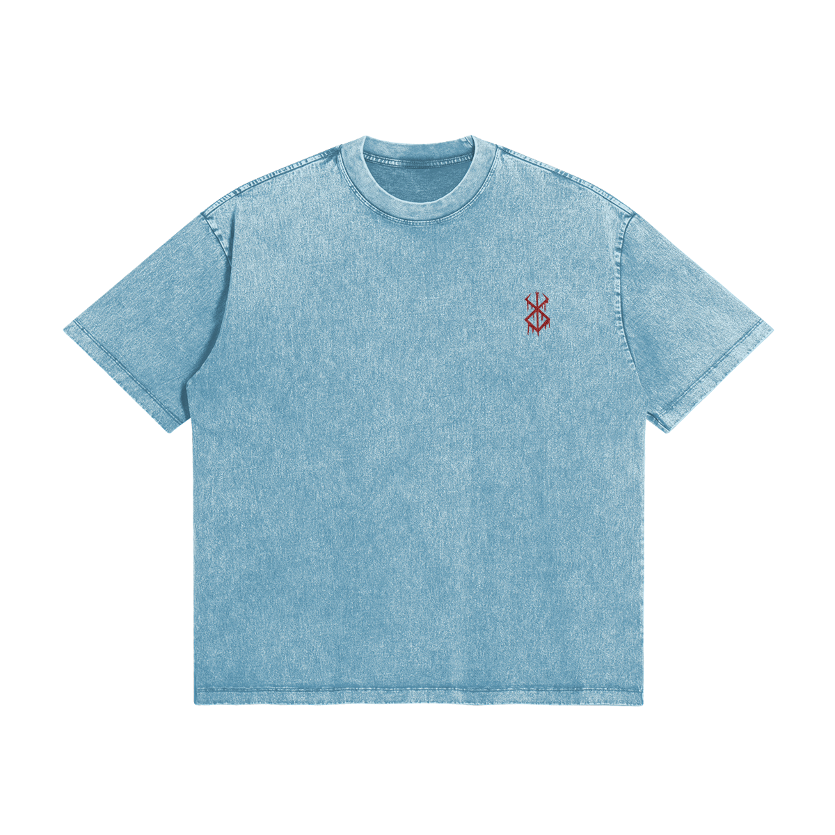 Guts Black Swordsman Stone Wash T-Shirt - Berserk