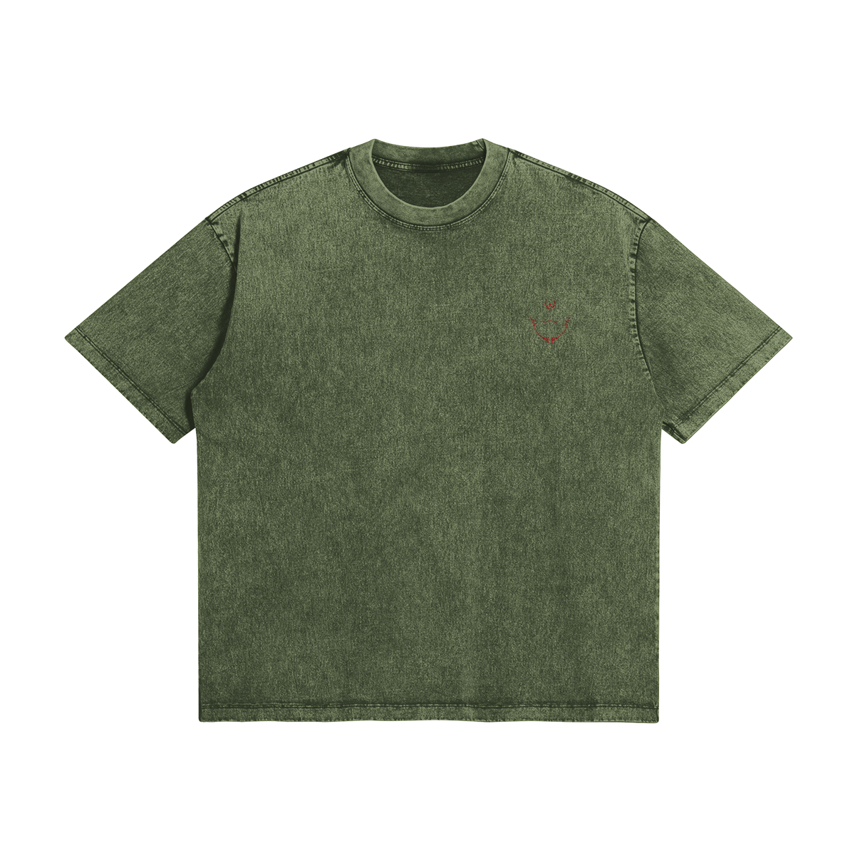 Sukuna Minimalist Stone Wash T-Shirt - Jujutsu Kaisen