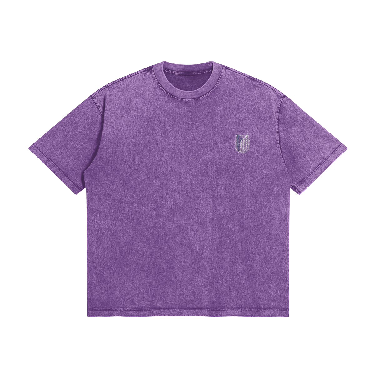 Scout Regiment Minimalist Stone Wash T-Shirt - Attack on Titan