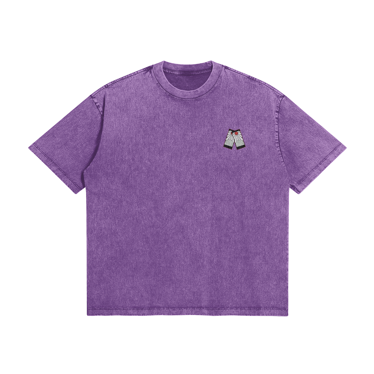 Tanjiro Kamado Hinokami Kagura Stone Wash T-Shirt - Demon Slayer