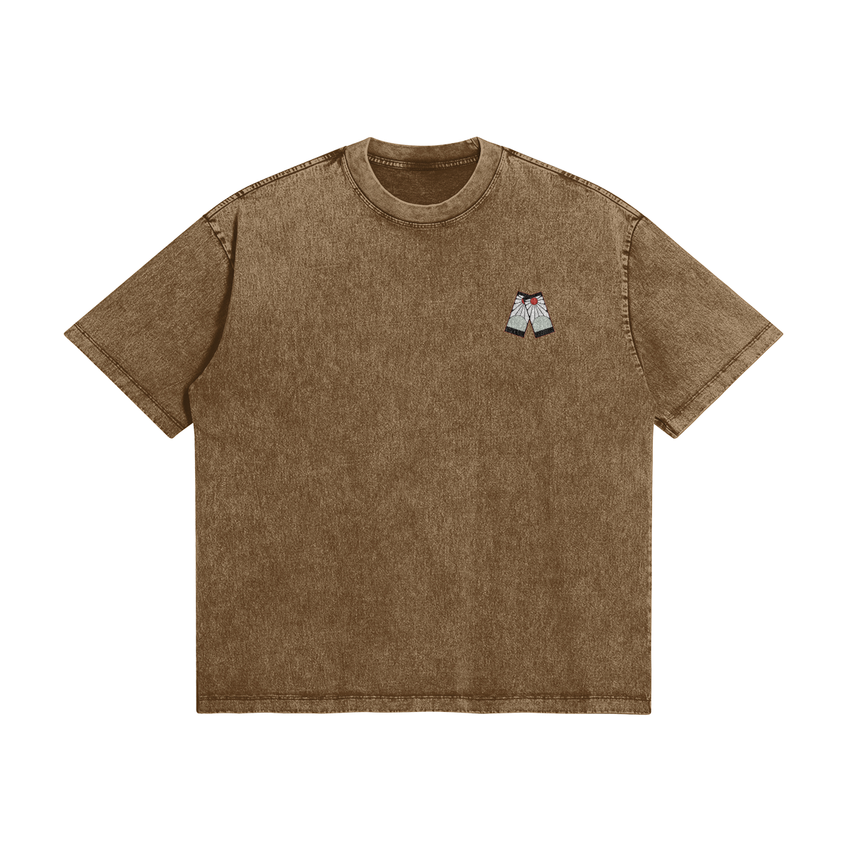 Tanjiro Kamado Hinokami Kagura Stone Wash T-Shirt - Demon Slayer