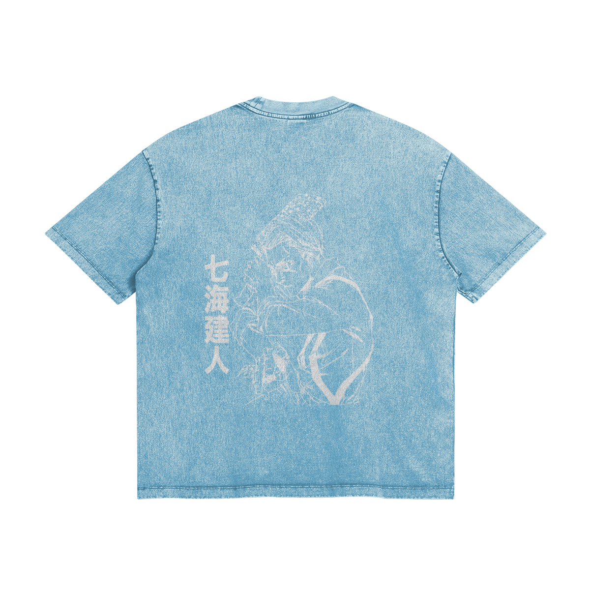 Kento Nanami Stone Wash T-Shirt - Jujutsu Kaisen