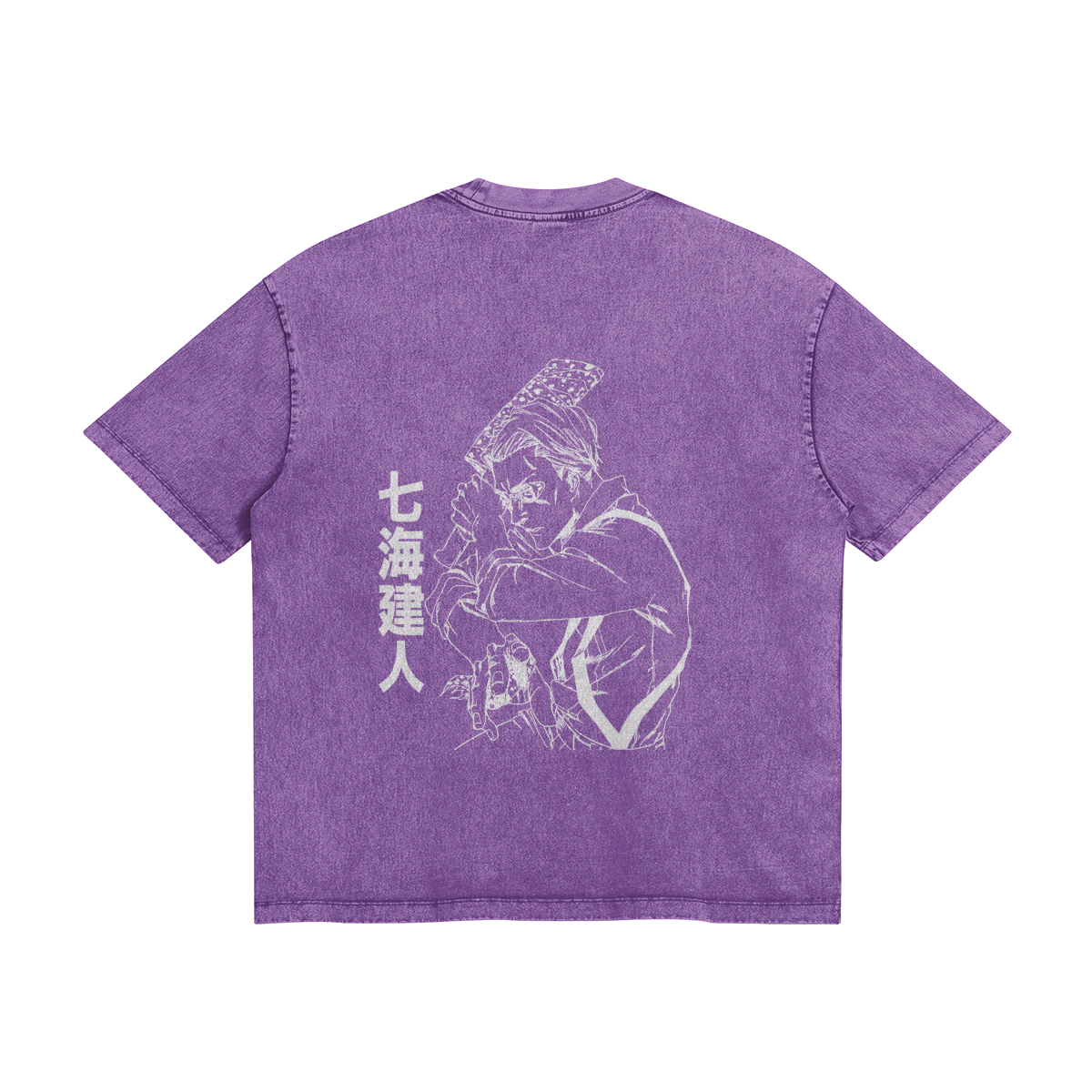 Kento Nanami Stone Wash T-Shirt - Jujutsu Kaisen