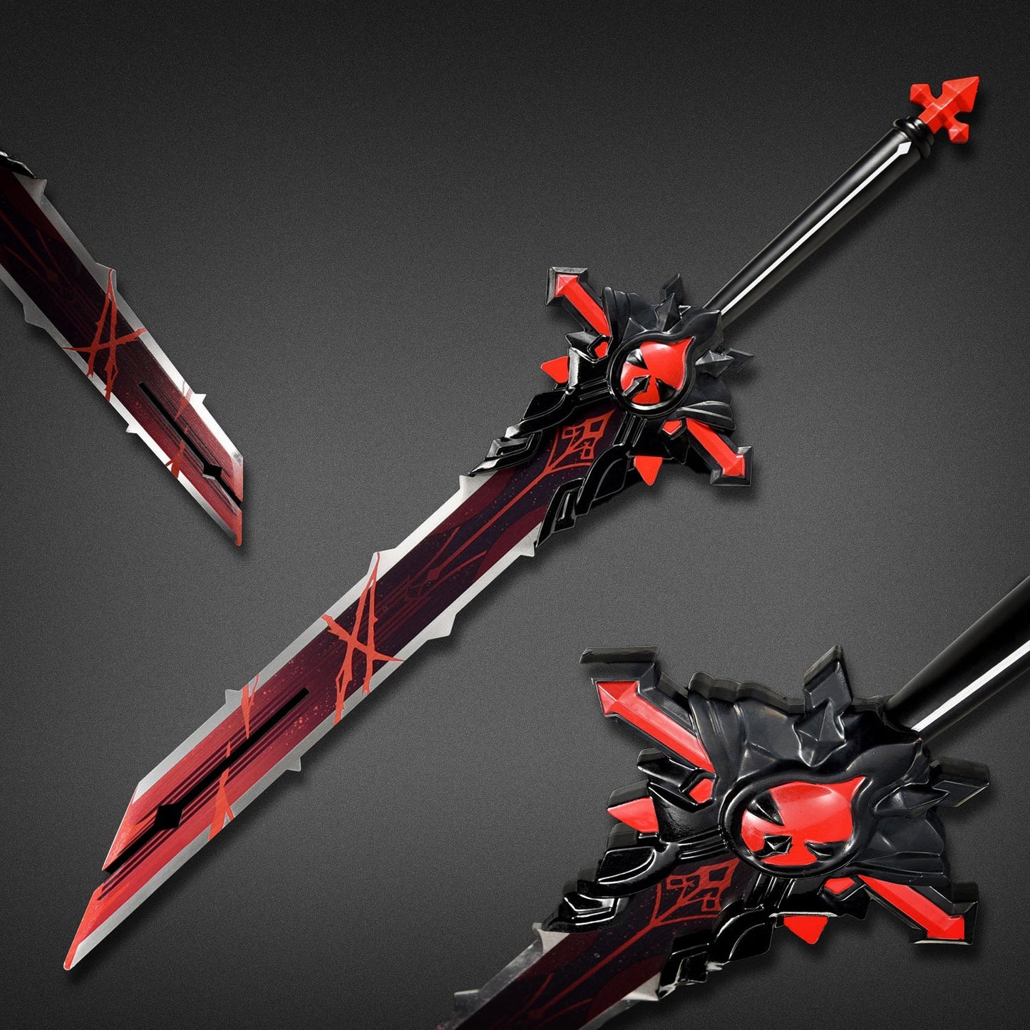 Wolf's Gravestone Claymore Carbon Steel Sword from Genshin Impact (Metal)
