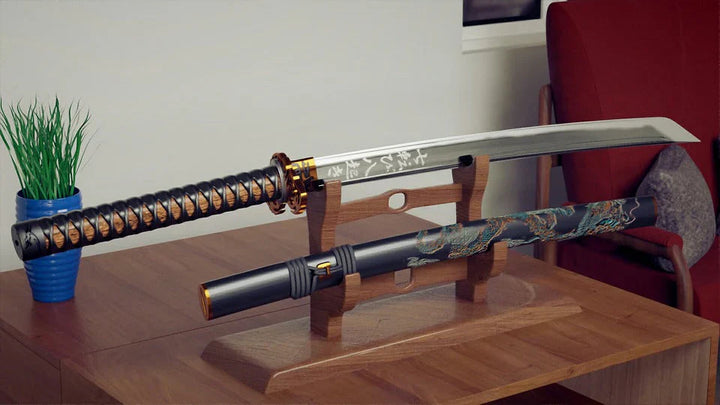 katana on display