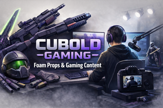 Gaming Foam Props and Content Creators: How Cubold Gaming Brings Video Game Gear Into the Real World