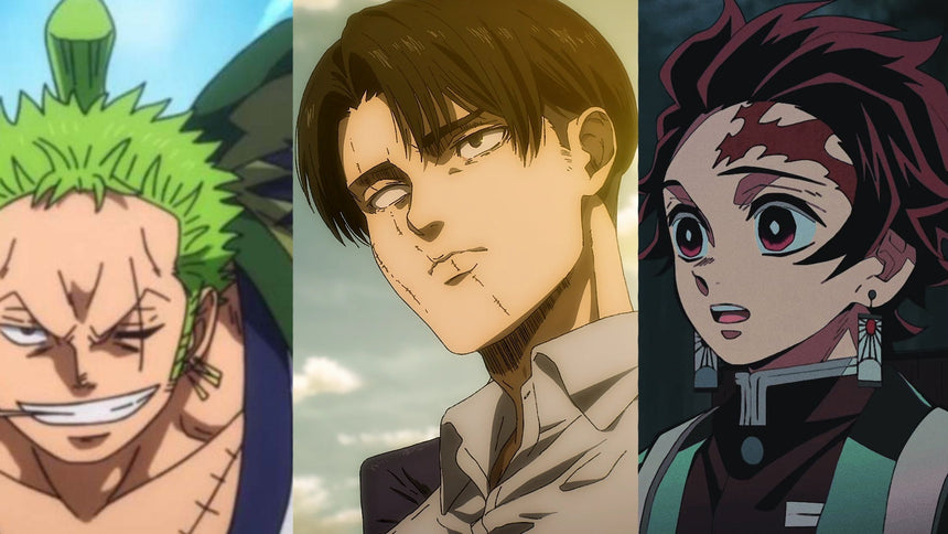 Zoro, levi and Tanjiro
