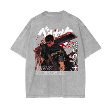 Guts Black Swordsman Stone Wash T-Shirt - Berserk