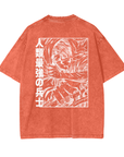 Levi Ackerman Stone Wash T-Shirt - Attack on Titan