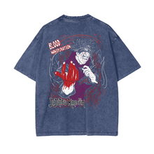 Blood Manipulation Stone Wash T-Shirt - Jujutsu Kaisen