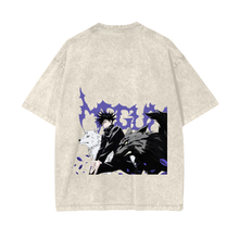 Megumi Fushiguro Demon Dogs Stone Wash T-Shirt - Jujutsu Kaisen