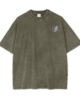 Scout Regiment Minimalist Stone Wash T-Shirt - Attack on Titan