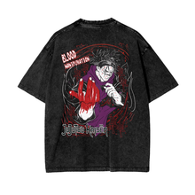 Blood Manipulation Stone Wash T-Shirt - Jujutsu Kaisen