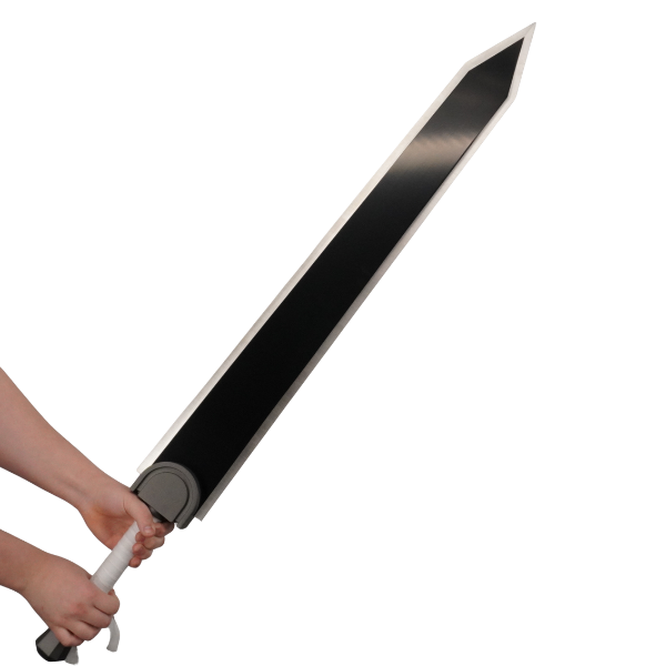 48" Black & White Dragon Slayer - Dark Fantasy (Metal)