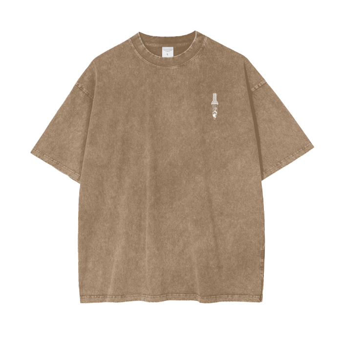 Thorfinn Minimalist Stone Wash T-Shirt - Vinland Saga