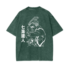 Kento Nanami Stone Wash T-Shirt - Jujutsu Kaisen