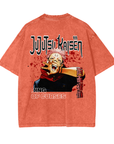 The King of Curses Sukuna Stone Wash T-Shirt - Jujutsu Kaisen