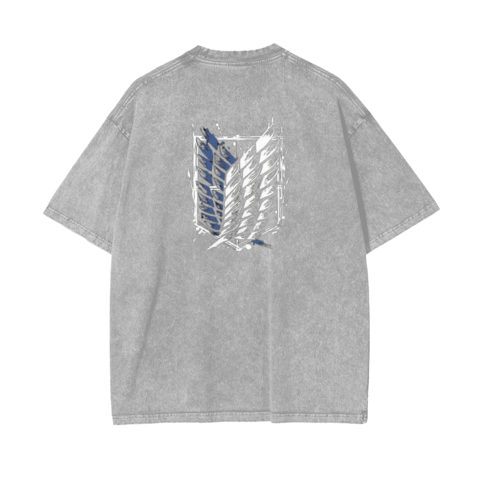 Scout Regiment Stone Wash T-Shirt - Attack on Titan