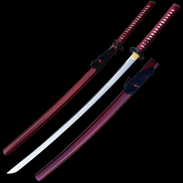 Battle-Ready Scarlet Warrior Katana display image