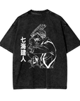 Kento Nanami Stone Wash T-Shirt - Jujutsu Kaisen