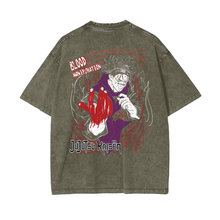 Blood Manipulation Stone Wash T-Shirt - Jujutsu Kaisen