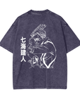 Kento Nanami Stone Wash T-Shirt - Jujutsu Kaisen