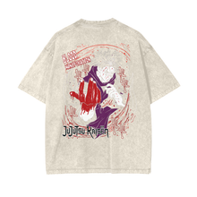 Blood Manipulation Stone Wash T-Shirt - Jujutsu Kaisen