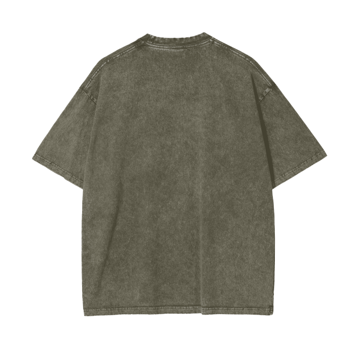 Tanjiro Kamado Minimalist Stone Wash T-Shirt - Demon Slayer