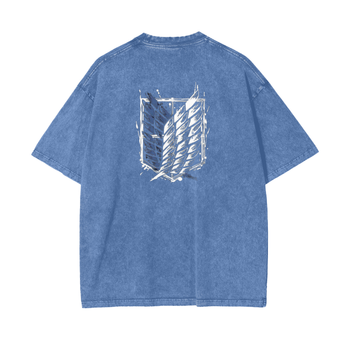 Scout Regiment Stone Wash T-Shirt - Attack on Titan