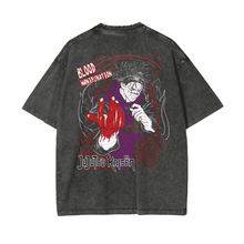 Blood Manipulation Stone Wash T-Shirt - Jujutsu Kaisen