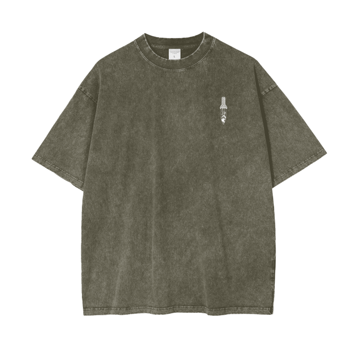 Thorfinn Minimalist Stone Wash T-Shirt - Vinland Saga