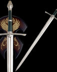 Mysterious Ranger Sword With Plaque - Lord of the Rings display image