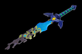 Link Broken Master Sword with Blue Blade - The Legend of Zelda (Metal)