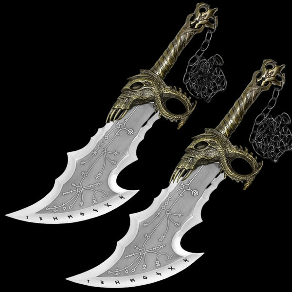 Kratos Twin Blade Bronze Daggers 