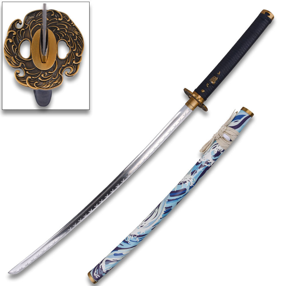 Sword of Jin Blue Sakai Katana – Ghost of Tsushima (Carbon Steel)