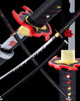 Battle-Ready Tanjiro Kamado Flame Nichirin Katana - Demon Slayer (Sharp)