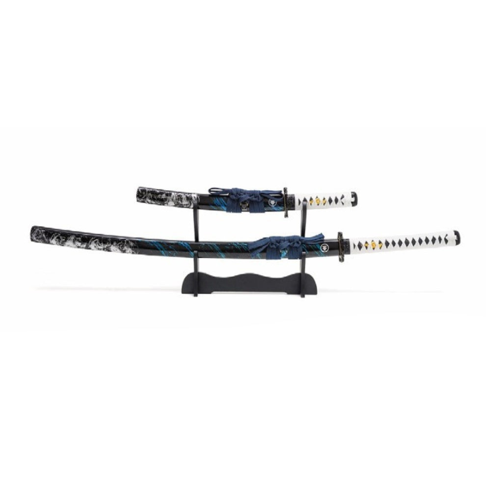Jin Sakai Katana and tanto on a stand